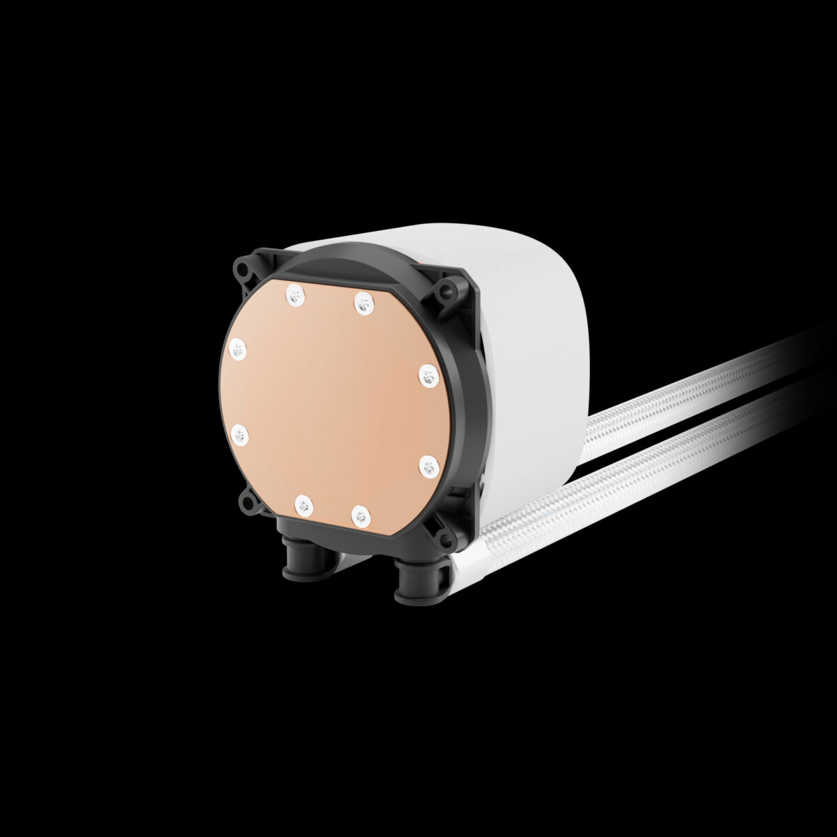 Gamdias Aura GL-120 V2 | Liquid CPU Cooler | RGB Stream Lighting | Hydraulic Bearing PWM Fan |  COMPATIBLE INTEL & RYZRN | Pump up to 2700 RPM - WHITE - Image 3