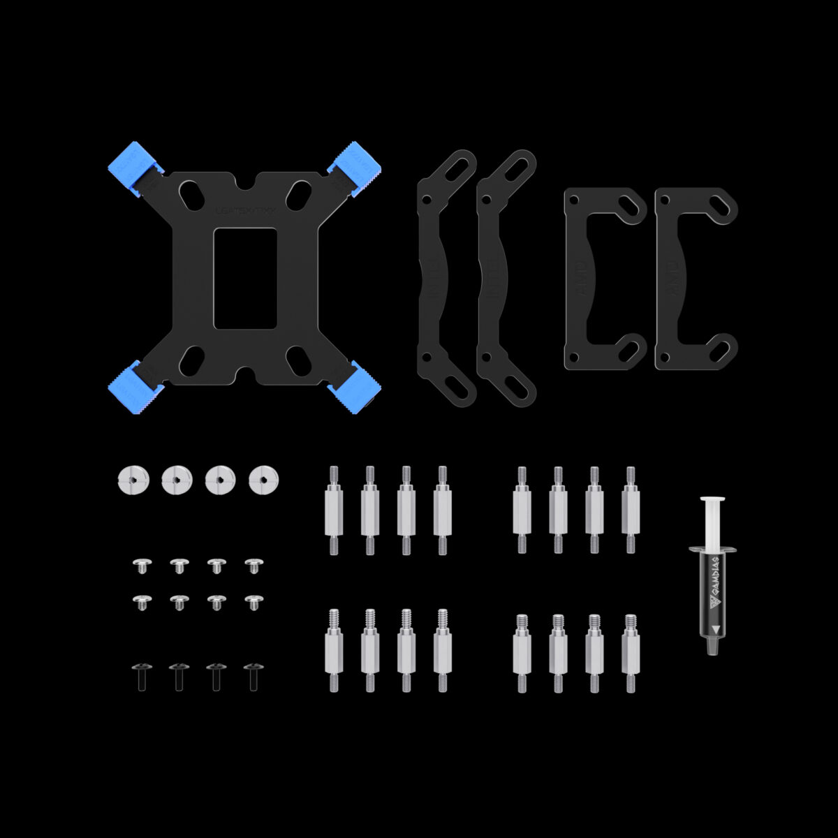 New Fluid Running System for Better Thermal Dissipation Upgraded Copper Base & 12-slot 10-pole Motor to Improve Cooling Performance Hidden Cable Routing 30 Built-in Lighting Effects and Motherboard Sync ARGB Hydraulic PWM Fans Fully Rotatable Pump Housing with Brushed Plating Easy Installation of Universal Mounting Kits Support LGA 1700 / AM5