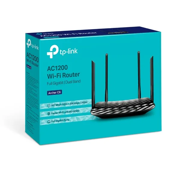 TP-LINK ARCHER C6 EU AC1200 WI-FI ROUTER