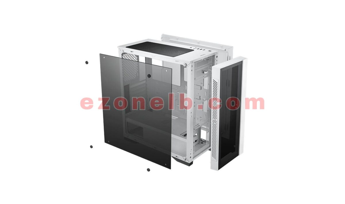 DEEPCOOL MATREXX 55 V3 ADD-RGB WH 3F EXPERT ZONE (1) DEEPCOOL MATREXX 55 V3 ADD-RGB WH 3F Mid-Tower EATX ABS Computer Cabinet/Gaming Case - White with 3x120mm ADD-RGB Fans at Front, Supports E-ATX/ATX/Micro ATX/Mini-ITX (DP-ATX-MATREXX55V3-AR-WH-3F)