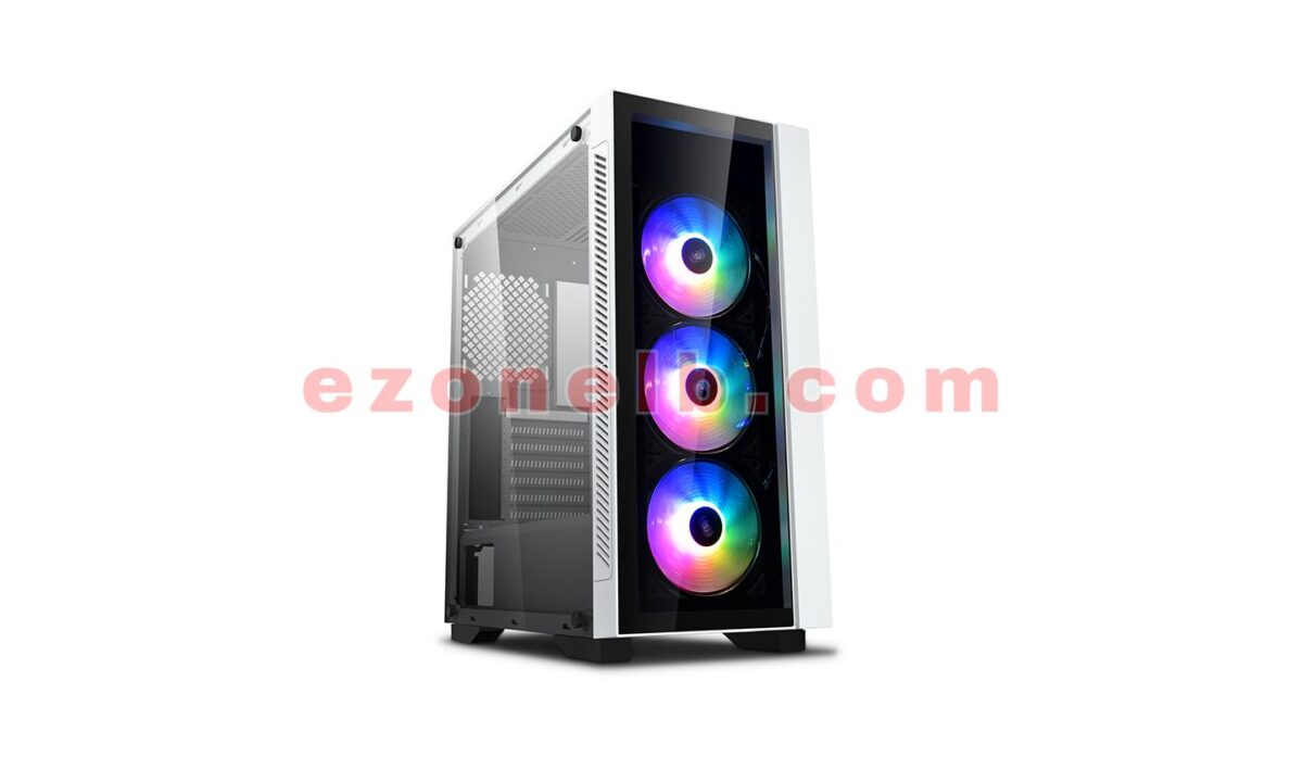DEEPCOOL MATREXX 55 V3 ADD-RGB WH 3F EXPERT ZONE (11) DEEPCOOL MATREXX 55 V3 ADD-RGB WH 3F Mid-Tower EATX ABS Computer Cabinet/Gaming Case - White with 3x120mm ADD-RGB Fans at Front, Supports E-ATX/ATX/Micro ATX/Mini-ITX (DP-ATX-MATREXX55V3-AR-WH-3F)