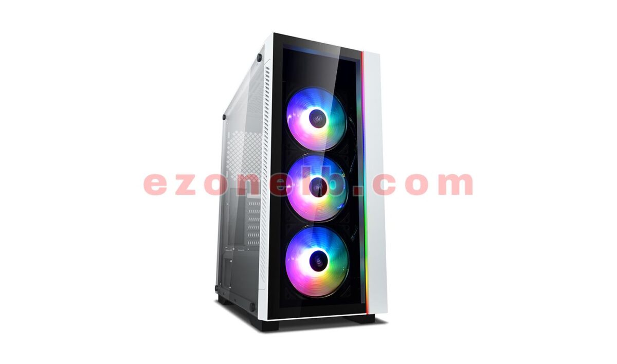DEEPCOOL MATREXX 55 V3 ADD-RGB WH 3F EXPERT ZONE (12) DEEPCOOL MATREXX 55 V3 ADD-RGB WH 3F Mid-Tower EATX ABS Computer Cabinet/Gaming Case - White with 3x120mm ADD-RGB Fans at Front, Supports E-ATX/ATX/Micro ATX/Mini-ITX (DP-ATX-MATREXX55V3-AR-WH-3F)