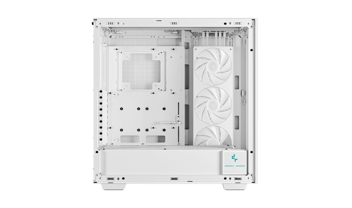DEEPCOOL MORPHEUS ARGB WHITE CASE supports UP TO E-ATX motherboards , GPUs up to 480mm , Tempered Glass , 1x 420mm ARGB side fan - WHITE