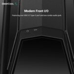 Brand DeepCool Case Type Tower Material Tempered Glass Cooling Method Water, Air Item Weight 14.3 Kilograms Product Dimensions 21.26"D x 19.17"W x 19.45"H Number of USB 2 Ports 1 Number of USB 3 Ports 1 Total USB Ports 1 Hard Disk Form Factor 2.5 Inches