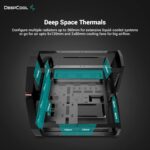 Brand DeepCool Case Type Tower Material Tempered Glass Cooling Method Water, Air Item Weight 14.3 Kilograms Product Dimensions 21.26"D x 19.17"W x 19.45"H Number of USB 2 Ports 1 Number of USB 3 Ports 1 Total USB Ports 1 Hard Disk Form Factor 2.5 Inches