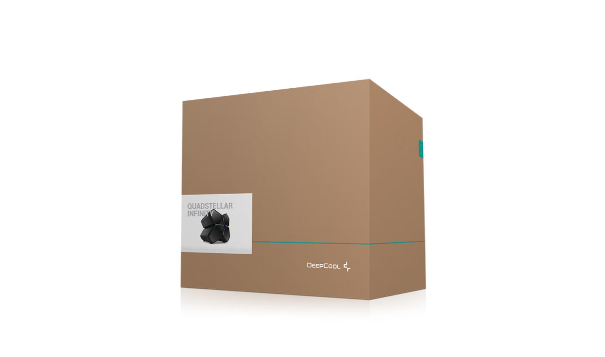 Technical Spec Product Dimensions 540×487×494mm(L×W×H)Net Weight 14.3KgMaterials ABS+SPCC+AL+Tempered GlassMotherboard Support Mini-ITX / Micro-ATX / ATX / E-ATXFront I/O Ports Type-C×1、Audio×13.5" Drive Bays 32.5" Drive Bays 3Expansion Slots 14 Slots (8+6)Pre-Installed Fans None Fan Support Side: 9×120 mm Rear: 2×80 mm Radiator Support Front: 120/240/360mm Side: 120/240/360mm CPU Cooler Height Limit 135mmGPU Length Limit 380mmPower Supply Type ATX PS2 （maximum length: 210mm）EAN Code 6933412775065PN Code R-QUADSTELLAR-G-1