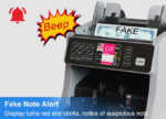 AL-160 UV MG Counterfeit Detect Front Loading Compact Money Counter Bill Counter Machine - Image 5