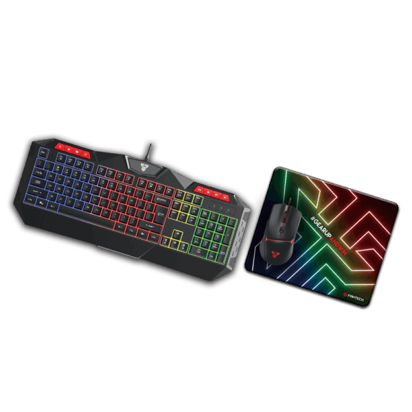 Fantech Gaming Gear Combo P31 : RGB GAMING Keyboard + GAMING Mouse + Mousepad .One Fantech P31 Gaming set for every type of computer game