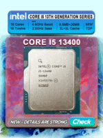Intel Core i5-13400 Desktop Processor 10 cores (6 P-cores + 4 E-cores) 20MB Cache, up to 4.6 GHz