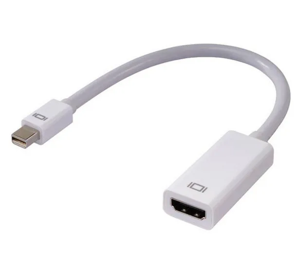 Thunderbolt Mini DisplayPort to HDMI Female Adapter Cable Mini DP / mDP / Display Port Male to HDTV COMPATIBLE WITH TABLETS , MacBook , iMac