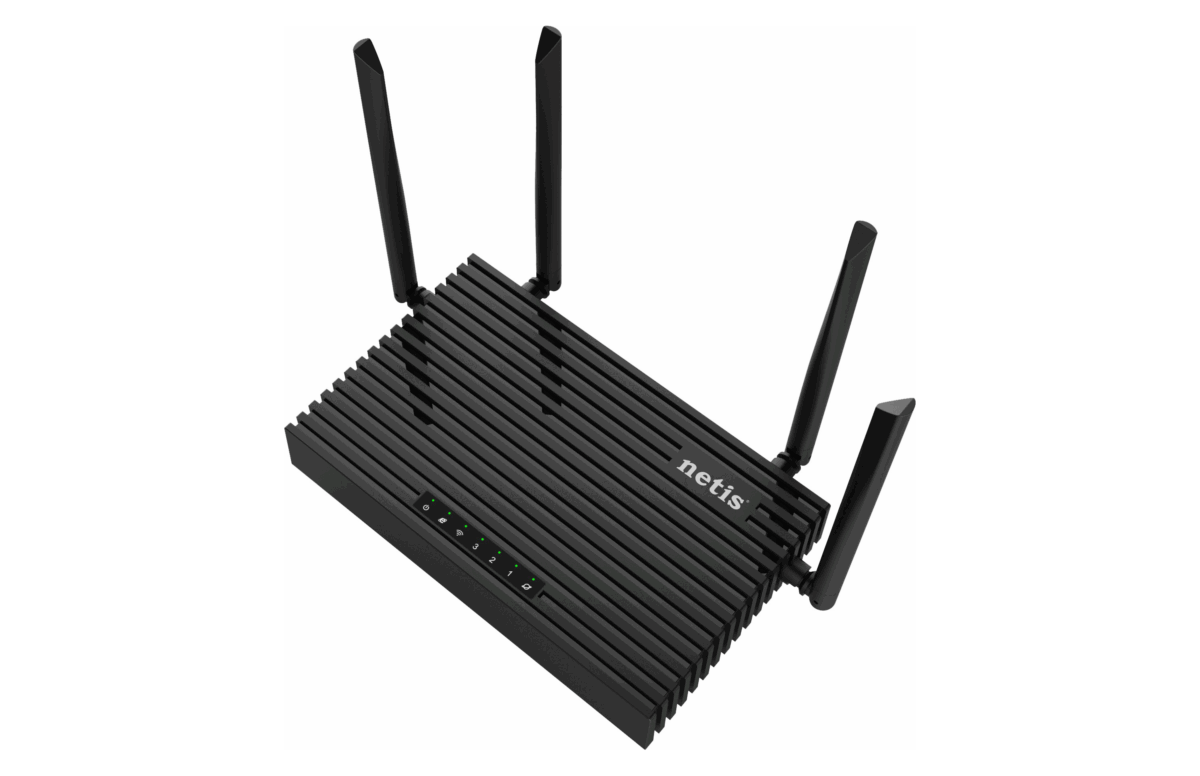 Router NETIS N6 WITH SERVICE NAME AX1800 DUAL BAND WIFI 6 WITH 4 ANTENNAS , Works seamlessly with all 802.11a/b/g/n/ac/ax devices • Simultaneous 2.4GHz 574MbS