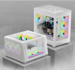 NESO WW RGB Gaming Case WHITE GAMDIAS NESO P1 WW RGB Dual-Chamber Tempered Glass Gaming PC Case , Partition Plate Cooling Technology, RGB Lighting, LED Control Button, Dust Filter , MODULAR ORIENTATION , TWO-WAY ORIENTATION WITH DUAL CHAMBER & ONE-TOUCH OPEN - PURE WHITE