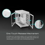 NESO WW RGB Gaming Case WHITE GAMDIAS NESO P1 WW RGB Dual-Chamber Tempered Glass Gaming PC Case , Partition Plate Cooling Technology, RGB Lighting, LED Control Button, Dust Filter , MODULAR ORIENTATION , TWO-WAY ORIENTATION WITH DUAL CHAMBER & ONE-TOUCH OPEN - PURE WHITE