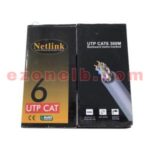 NETLINK Cat 6 Cable 300m - Cat6 Riser (CMR) - 4 Pairs UTP Solid Conductors - 23AWG 550MHz, 1Gbps High Speed Fluke Tested - Bulk Ethernet Cable - (White)