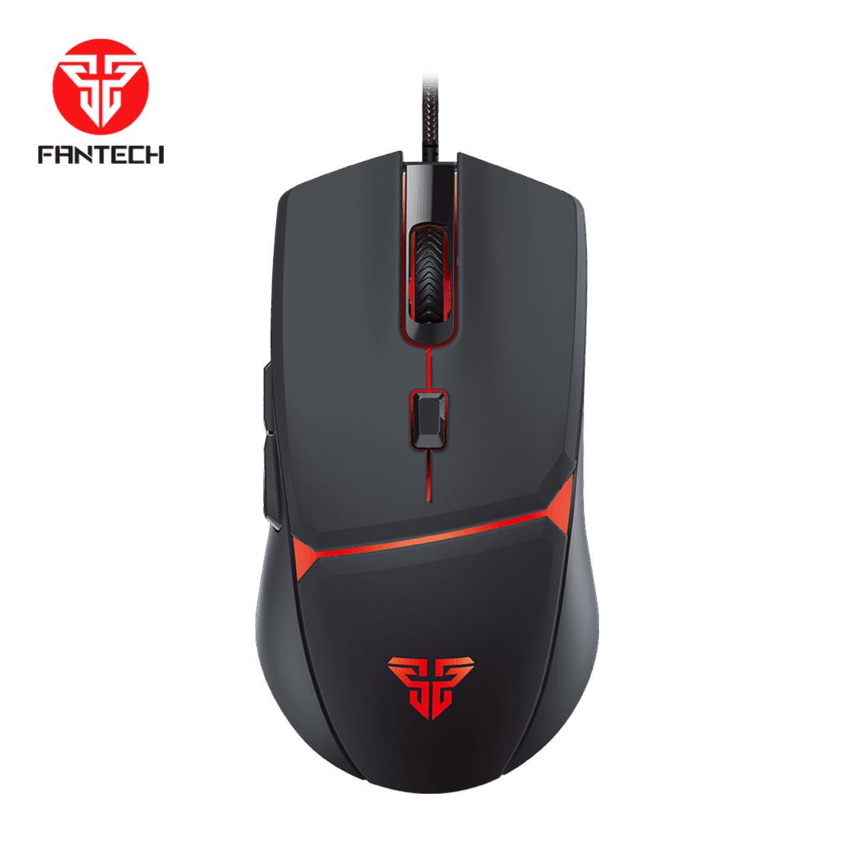 FANTECH P51S Gaming Keyboard and Mouse Combo, Gaming Headset and Headphone Stand Gaming Mouse Pad Wired RGB Rainbow Backlight PC Gamer Basic 5 in-1 Gaming Set