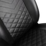 NOBLECHAIRS GAMING CHAIR - ICON BLACK -SYNTHETIC LEATHER "AWARD WINNING"