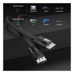 Brand UGREEN Connector Type DisplayPort Cable Type DP to DP Cable Compatible Devices NVidia GeForce RTX 3080/2060/2060, GTX16660TI/16660/1080TI/1080/1080/1080/1070/1070/1060/980, Samsung, Ben Q, Dell, LG, HP, ASUS, Acer, Alienware monitorsNVidia GeForce RTX 3080/2060/2060, GTX16660TI/16660/1080TI/1080/1080/1080/1070/1070/1060/980, Samsung, Ben Q, Dell, LG, HP, ASUS, Acer, Alienware