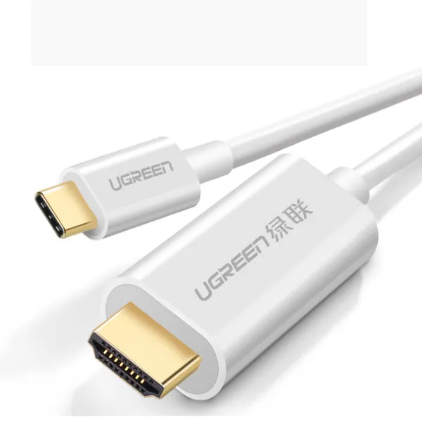UGREEN CABLE TYPE-C TO 4K HDMI 1.5M WHITE