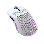 Glorious Model O Wireless Gaming Mouse WHITE optical10ms response time19000DPI , 6 buttons, RGB suitable for right-handed people