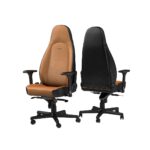 ICON REAL LEATHER COGNAC/BLACK - NOBLE CHAIRS "AWARD WINNING"