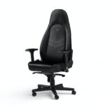 noblechairs - Gaming Chair - ICON REAL LEATHER BLACK "AWARD WINNING"