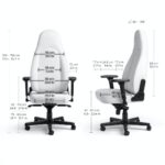 noblechairs ICON Gaming Chair White Edition High-Tech Vinyl "AWARD WINNING"