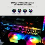 Graphics Card GPU VGA Bracket Holder RGB Customizable Frame Stand Aluminum + Acrylic ,12V RGB 4PIN / 5V ARGB 3PIN , SYNC Customizable , 25cm in length