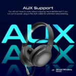 Promate High Fidelity Over-Ear Wireless Headphones ; HD SOUND QUALITY ; FLIP & FOLD DESIGN ; BOTH WIRELESS OR WIRED MODE ; LIGHTWEIGHT DESIGN .