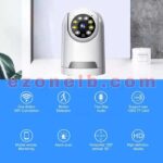 mouschi S-THREE IP camera help you monitoring your home , your office your shop or any indoor properties, 24/7 from your mobile or PC .