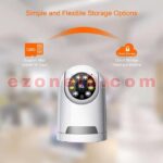 mouschi S-THREE IP camera help you monitoring your home , your office your shop or any indoor properties, 24/7 from your mobile or PC .