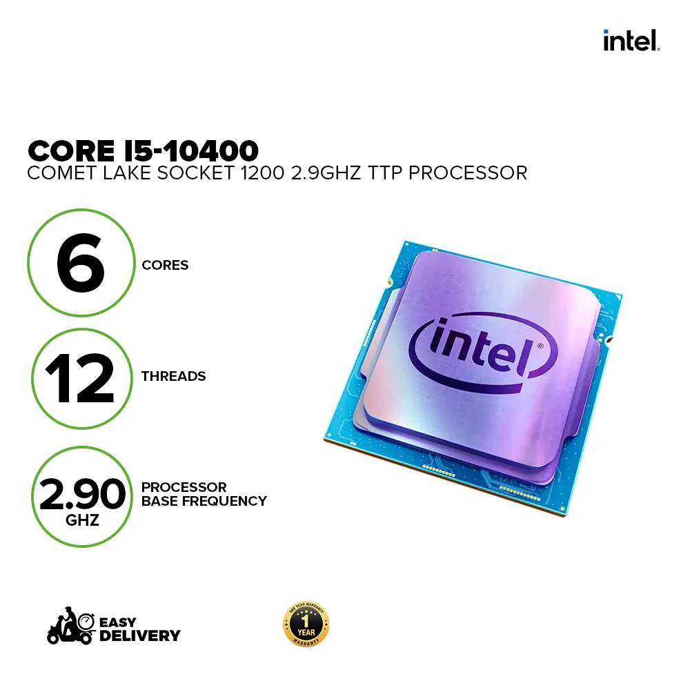 Intel Core i5-10400 Processor 12M Cache