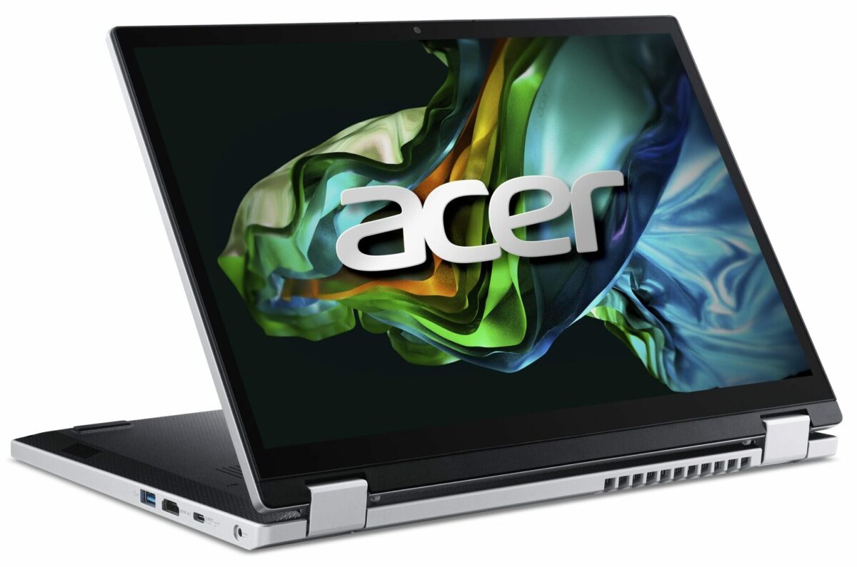 Acer Aspire 3 Spin 14 Convertible Laptop | 14" WUXGA IPS Touch Display | Intel Core i3-N305 | Intel UHD Graphics | 8GB LPDDR5 | 256GB SSD | Wi-Fi 6 | Windows 11 Home in S mode 