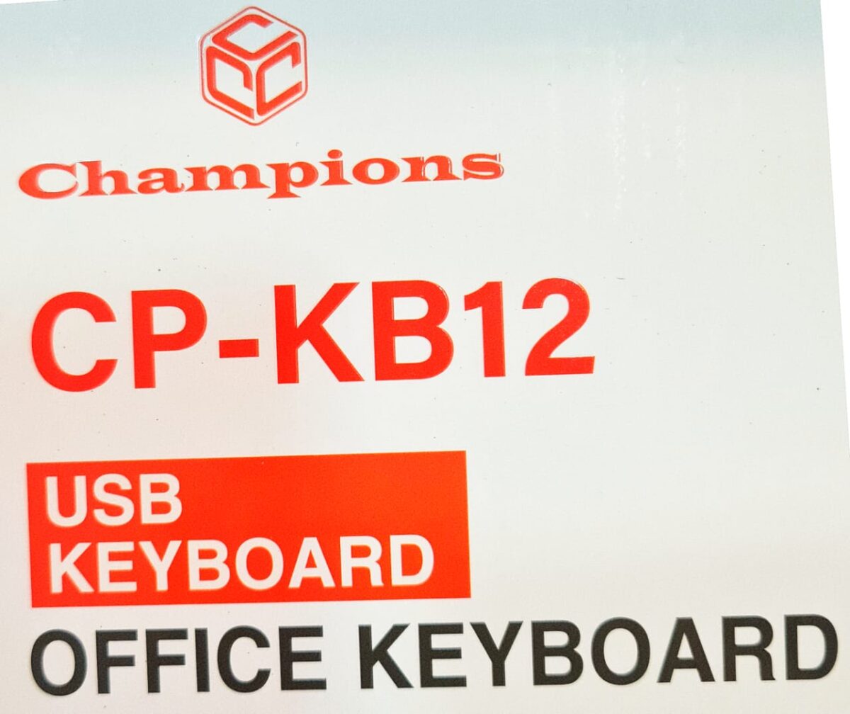 CHAMPIONS CP-KB21 USB BLACK KEYBOARD - Image 4