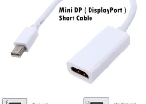 Thunderbolt Mini DisplayPort to HDMI Female Adapter Cable Mini DP / mDP / Display Port Male to HDTV COMPATIBLE WITH TABLETS , MacBook , iMac