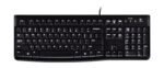 LOGITECH K120 USB BLACK (EN/ARA) KEYBOARD