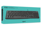 LOGITECH K120 USB BLACK (EN/ARA) KEYBOARD - Image 4
