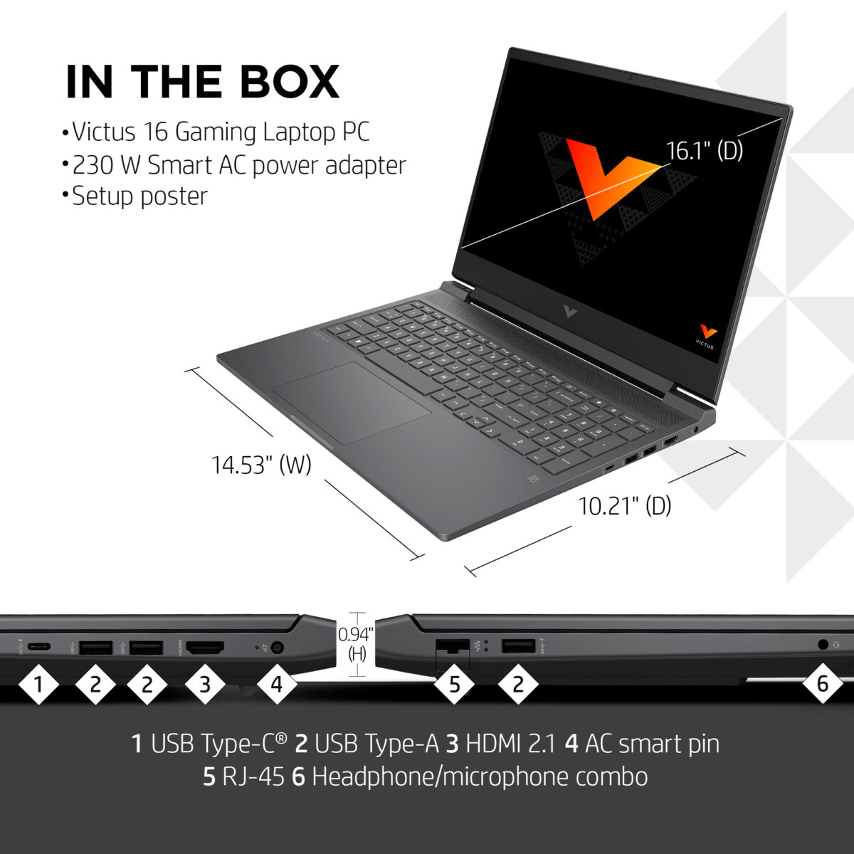 HP - Victus 16.1 " Gaming Laptop -Intel Core i7-13700H with 16GB Memory - NVIDIA GeForce RTX 4060 - 512GB SSD - Mica Silver.