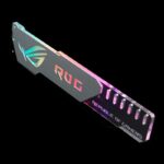 Graphics Card GPU VGA Bracket Holder RGB Customizable Frame Stand Aluminum + Acrylic ,12V RGB 4PIN / 5V ARGB 3PIN , SYNC Customizable , 25cm in length