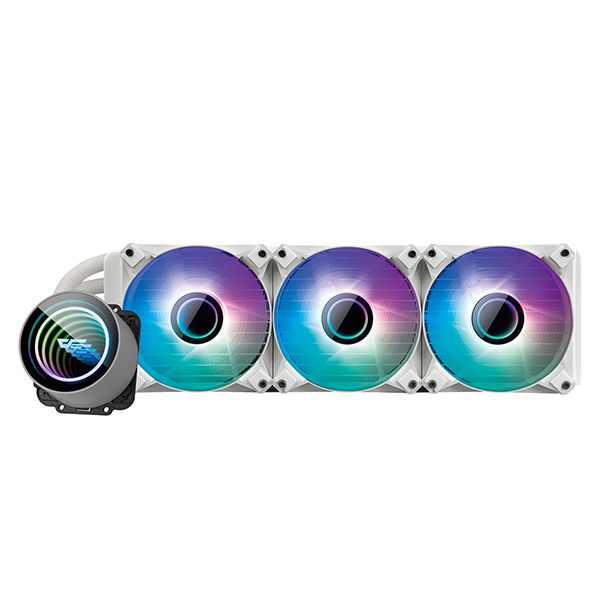 tpc_20211213033608_0 darkFlash Twister DX-360 VER2.6 360mm AIO LIQUID CPU Cooler . Water Block Size:78.5*70*54mm; Pump Speed:2700±10%rpm ;Pump Voltage:12V
