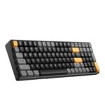 DARKFLASH GD100 Mechanical keyboard Brown Sugar YELLOW SWITCH .Key number : 100 keys ; Life cycle : 50 million times; USB Type-C ; Keycap : PBT