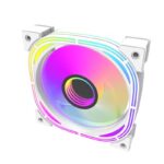 DARKFLASH INFINITY 24 PRO ARGB 5 FAN PACK INF24 5IN1 WHITE 120mm PWM Fan Speed : 800-1200±10%RPM ,Noise Level : 18-30 dB(MAX.) ,Airflow : 65CFM