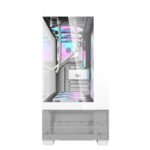 DARKFLASH DS900 Air ATX PC 5 FAN ARGB Case - WHITE . 270 degree Panoramic design ; Air Inlet design create better airflow; USB Type-C Included ; USB Type-C