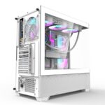 DARKFLASH DS900 Air ATX PC 5 FAN ARGB Case - WHITE . 270 degree Panoramic design ; Air Inlet design create better airflow; USB Type-C Included ; USB Type-C