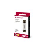 TRANSCEND 512GB ESD310S PORTABLE SSD , DUAL USB USB-A & USB-C - Image 3