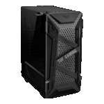 ASUS TUF Gaming GT301 Mid-Tower Compact Case for ATX Motherboards with honeycomb Front Panel, 120mm AURA Addressable RBG fans, headphone hanger, and 360mm radiator support, 2 x USB 3.2