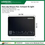 UGREEN CY016 NON-SLIP RUBBER MOUSE PAD – BLACK 